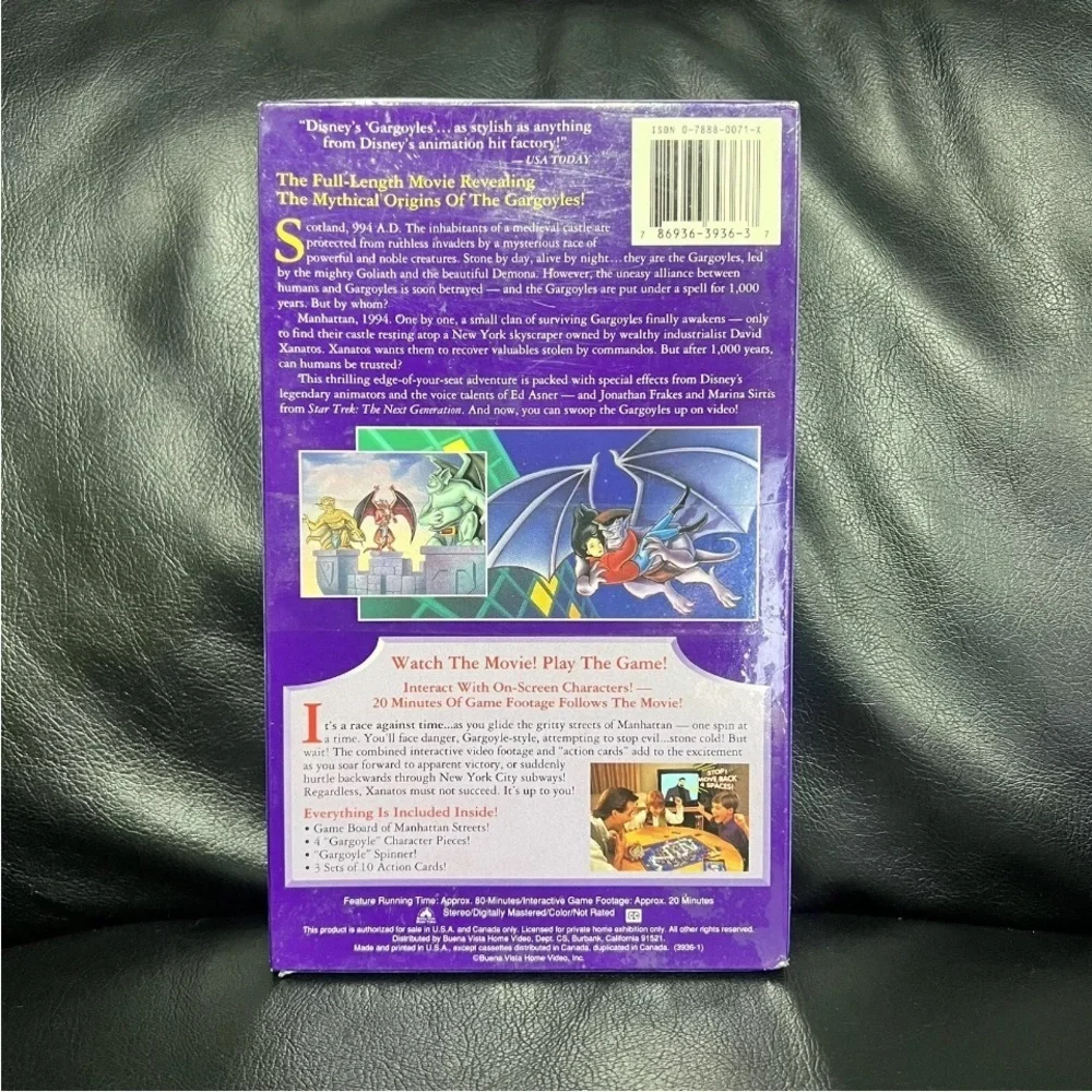 Vintage 1994 Gargoyles, The Movie: The Heroes Awaken (VHS + Board Game)
Complete - Picture 4 of 6